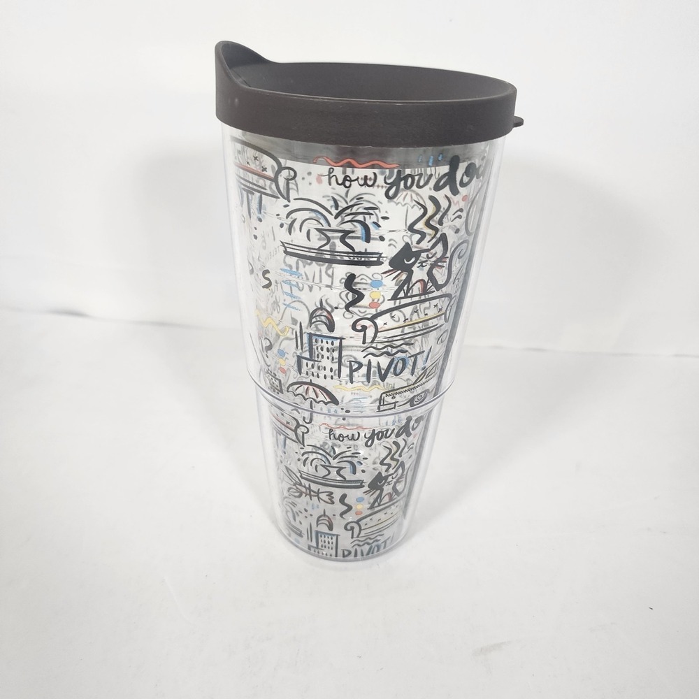 Tervis Friends TV Show 24oz Tumbler Travel Mug How‎ You Doin Pivot w/Lid